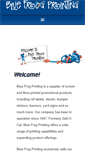 Mobile Screenshot of bluefrogprinting.net